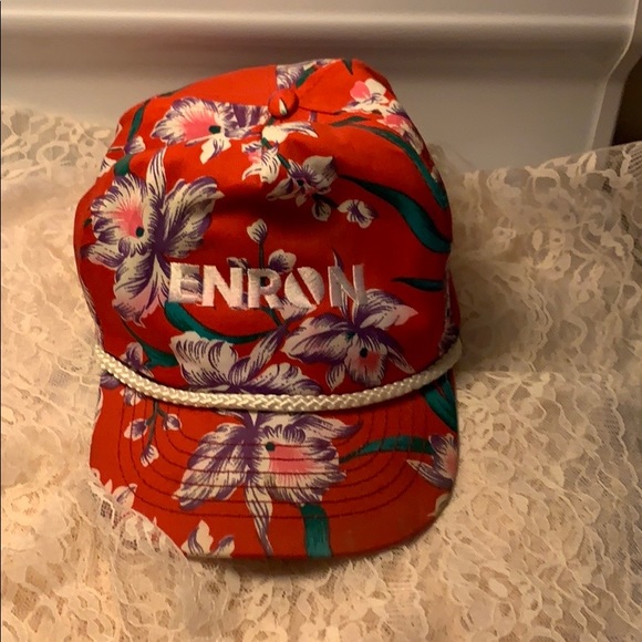 Enron Cap San Sun Label Snapback Pre Owned